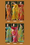 Pritanshi By Vallabhi Chiffon Leheriya Print With Fancy Swarovski Work Saree Wholesale Distributors In India